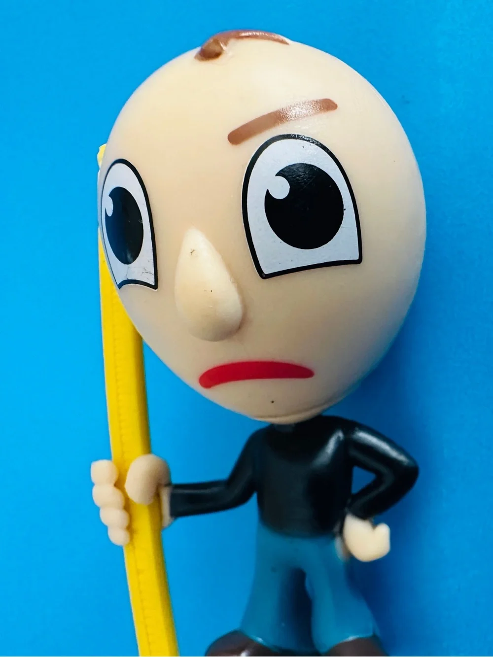 Frenemies Awfully Adorable Bald Man Ruler Figure Series 1 3”